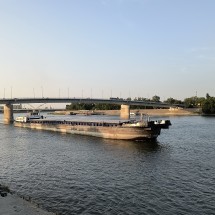 Vessel on the Danube in Novi Sad